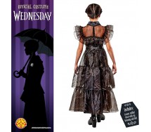 COSTUME BAMBINA Wednesday Mercoledi Addams Raven Dance Halloween Carnevale