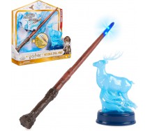 Magical Wand Replica HARRY POTTER Light-up with PATRONUS FIGURE Original