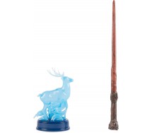 BACCHETTA MAGICA di HARRY POTTER Con Luce e FIGURA PATRONUS Cervo ORIGINALE