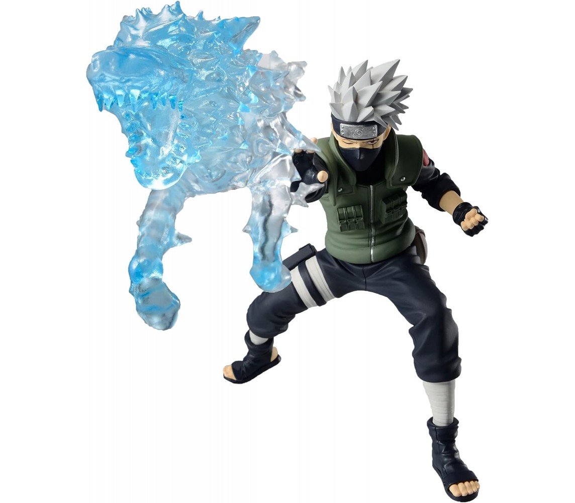 KAKASHI HATAKE Lupo Elettrico Figura 13cm EFFECTREME Naruto Shippuden BANPRESTO