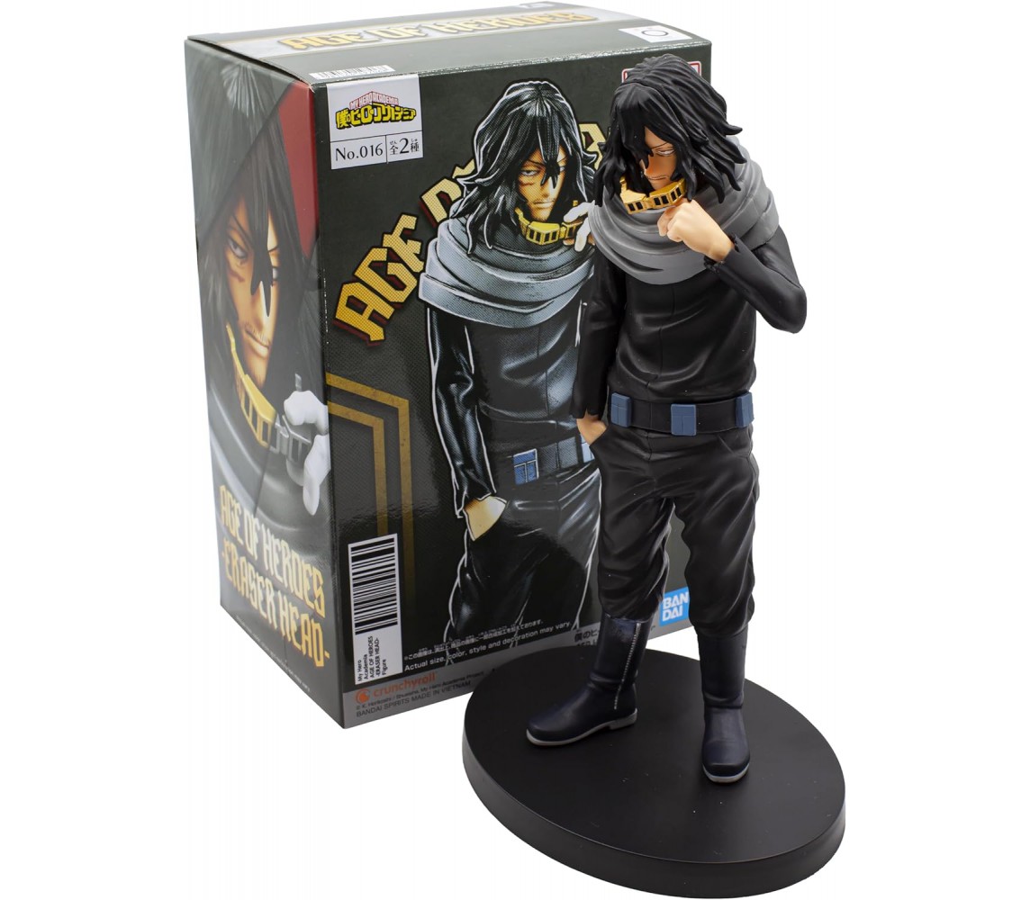 ERASER HEAD Age Of Heroes Figure Shota Aizawa 18cm MY HERO ACADEMIA Banpresto