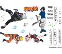 NARUTO Rotolo ADESIVI MURALI GIGANTI Muro Camera SASUKE KAKASHI SAKURA XXL