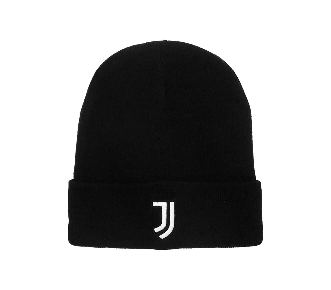 CHILD SIZE - Winter HAT Beanie BLACK Original JUVENTUS New Logo JJ Official