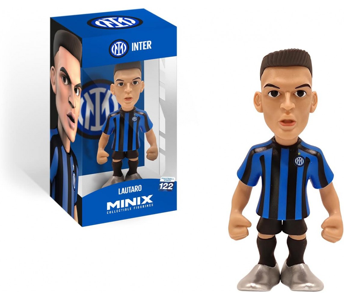 LAUTARO MARTINEZ Divisa INTER Figura Statuetta 10cm Originale MINIX Football 122