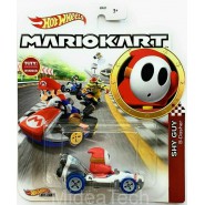 Die Cast Modellino KART di SHY GUY versione B DASHER da SUPER MARIO KART Scala 1:64 5cm Hot Wheels