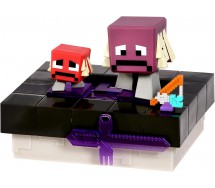 MINECRAFT Playset Figure NETHER PORTAL PErsonaggi CASUALI Sorpresa RANDOM