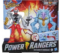 RED RANGER Vs DOOMSNAKE Box 2 Action Figures 18cm Power Rangers DINO FURY Hasbro