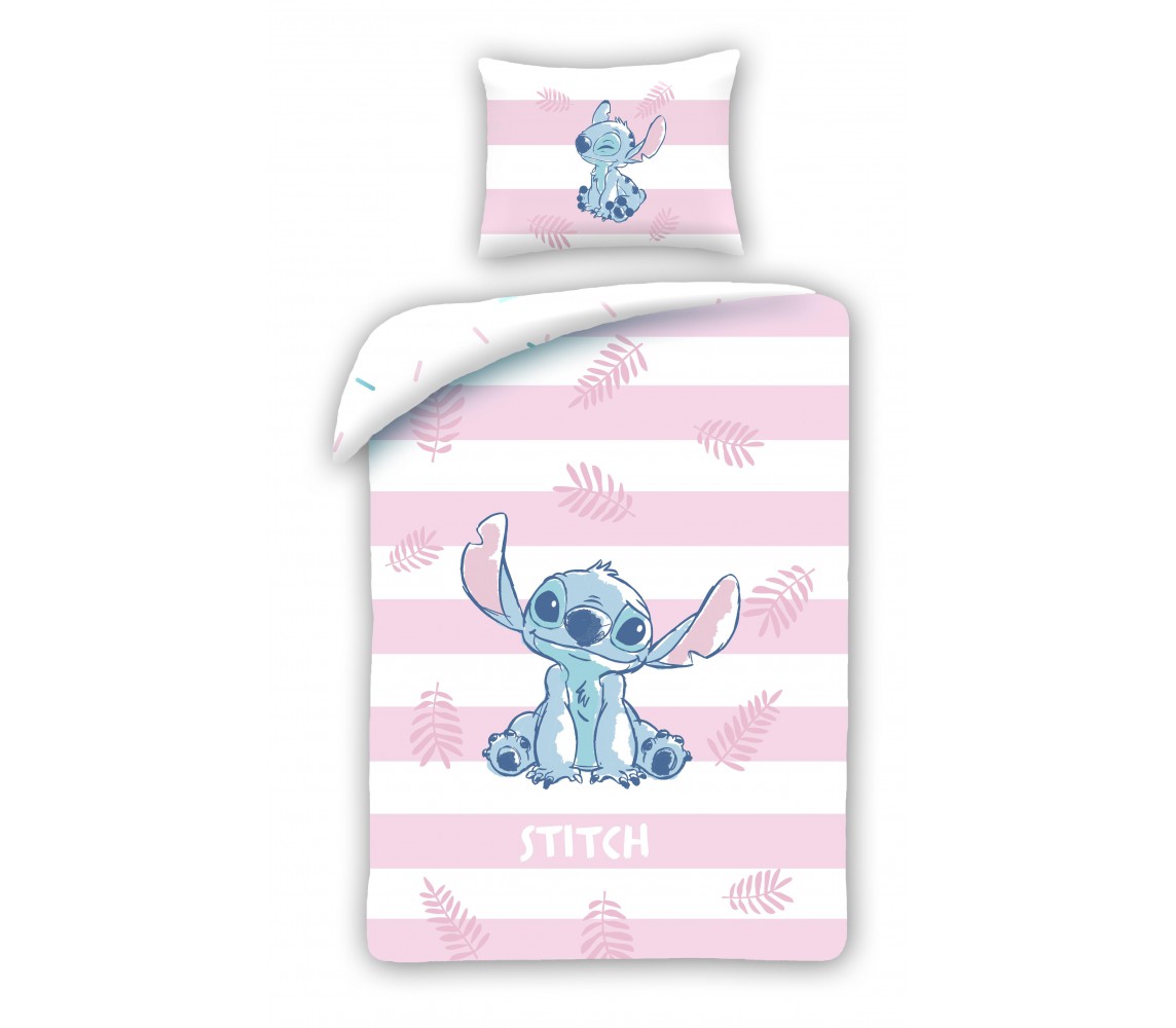 STITCH Letto COPRIPIUMINO Set 140x200cm COTONE Disney ORIGINALE Lilo