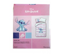 STITCH Letto COPRIPIUMINO Set 140x200cm COTONE Disney ORIGINALE Lilo