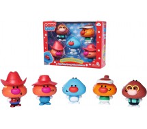 Playset 5 figures 7cm OGGY OGGY Sporty Mallow and Farmers Set DELUXE Original