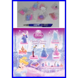 RARO Set 7 Figure Collezione CENERENTOLA DIORAMA Cinderella DISNEY ORIGINAL Tomy