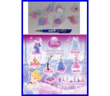 RARE Set 7 Figures Collection CINDERELLA DIORAMA DISNEY ORIGINAL Tomy