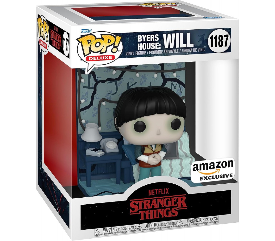 RARA Figura WILL Sottosopra BYERS HOUSE Stranger Things Deluxe FUNKO POP 1187