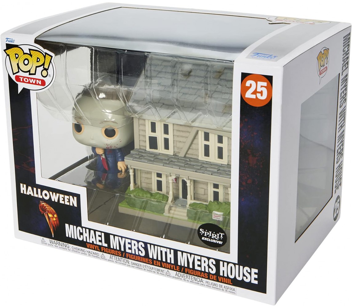 Diorama Figure MICHAEL MYERS HOUSE Movie HALLOWEEN Original FUNKO POP TOWN 25