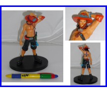 ONE PIECE Statua Figura ACE PORTGAS Pugno Di Fuoco 18cm