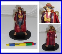 ONE PIECE Figura Statua LUFFY RUFY 15cm RE DEI PIRATI Con Giacca