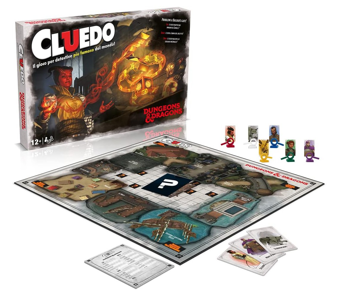 CLUEDO Special Edition DUNGEONS AND DRAGONS Game ITALIAN VERSION Hasbro