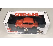 GREMLINS DieCast Model Car VOLKSWAGEN BEETLE 1967 CHASE VERSION With GIZMO Figure Scale 1/24 GREENLIGHT