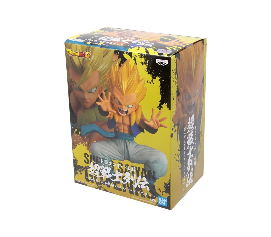 DRAGONBALL Figura Statua 10cm GOTENKS Super Saiyan 3 SS3 Banpresto SUPER WARRIORS BATTLE Chosenshiretsuden