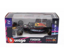 Car Model F1 RED BULL RB19 2023 MIAMI GP 1/43 12cm MAX VERSTAPPEN 1 Original Die Cast