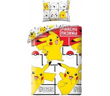 POKEMON Anniversary 025 PIKACHU Original Bedset DUVET COVER 140x200 Cotton