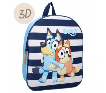 copy of Zaino PEPPA PIG rosa con righe orizzontali 3D 31x25cm Scuola Asilo Sport