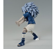 UCHIHA SASUKE Ver 2 Figura 13cm Serie NARUTO VIBRATION STARS Banpresto Originale