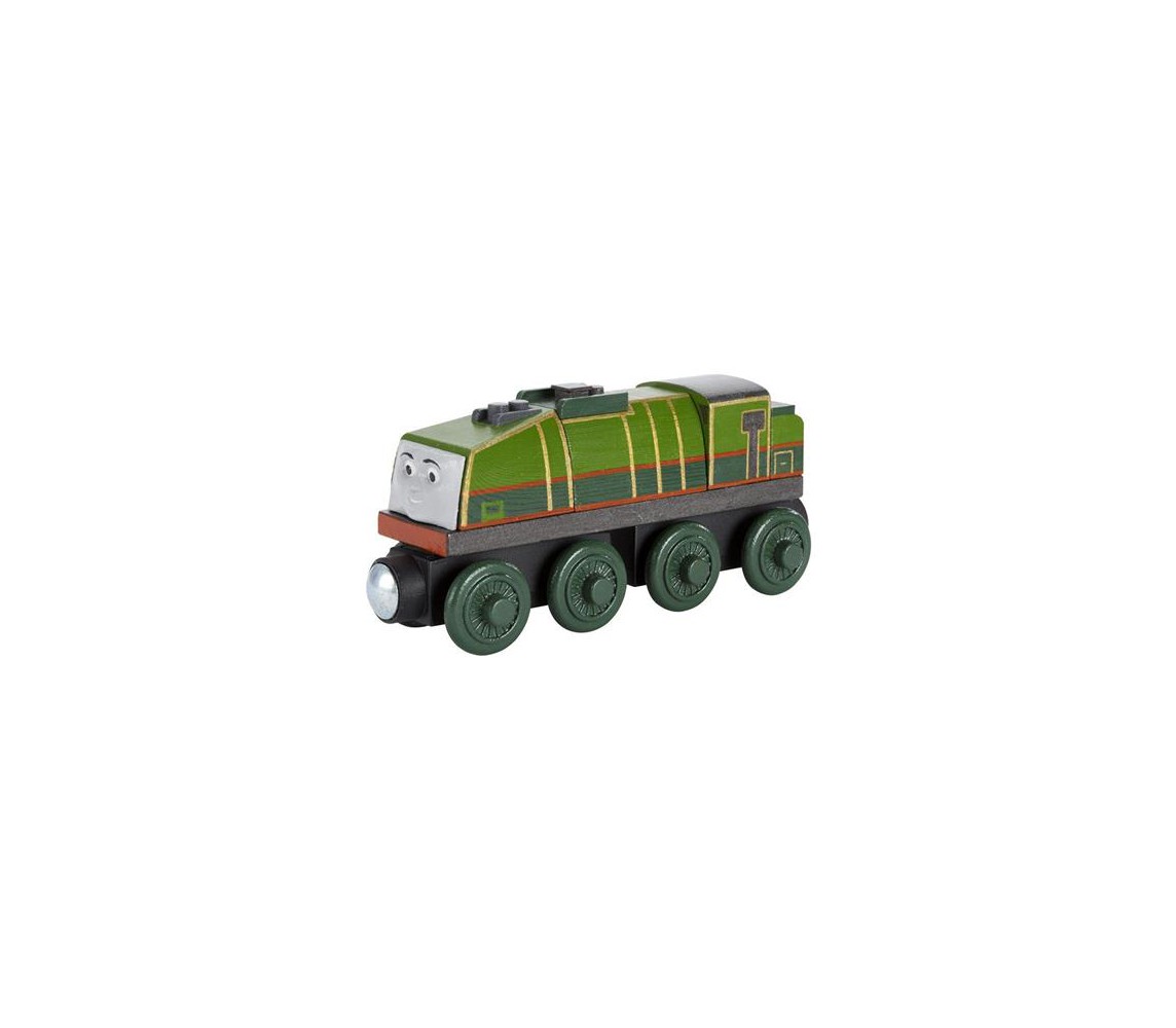 Modello Locomotiva GATOR 12cm in legno serie Wooden Railway TRENINO THOMAS BDG06