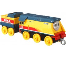 copy of Modello Motorizzato Locomotiva KANA con rimorchio 20cm da TRENINO THOMAS Originale FISHER PRICE HDY66