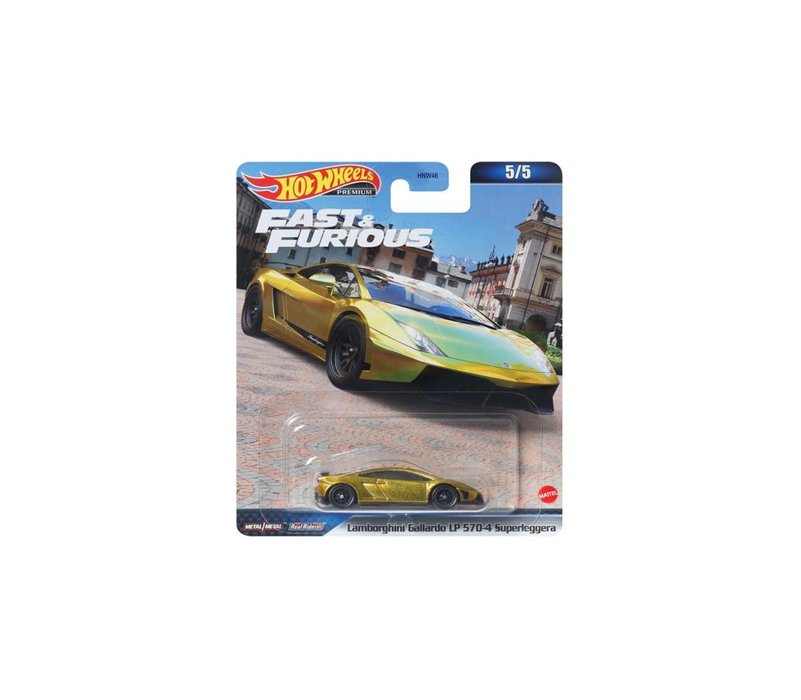 FAST AND FURIOUS DieCast Car LAMBORGHINI GALLARDO LP 570-4 Scale 1:64 6cm HotWheels HMG52