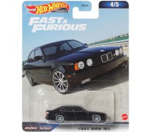 FAST AND FURIOUS Die Cast Modellino Auto BMW M5 1991 1:64 6cm Hot Wheels HKD28