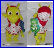 Plush from PLANET 51 Alien ECKLE 30cm ORIGINAL Official