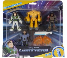 BOX SET 4 Figures BUZZ LIGHTYEAR Toy Story Zyclops Morrison Izzy FISHER PRICE HGT27