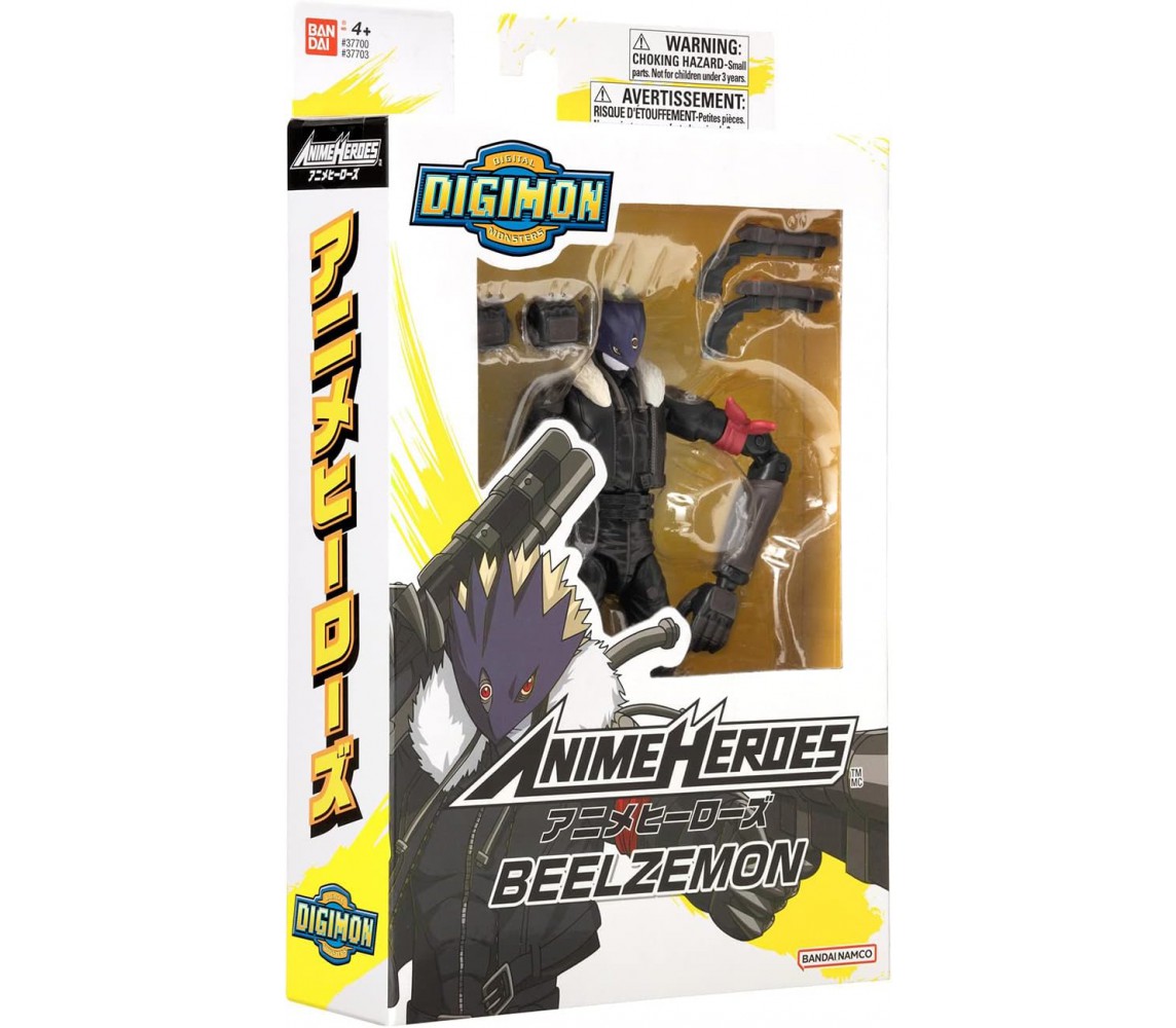 DIGIMON Action Figure 16cm BEELZEMON Original Serie BANDAI Anime Heroes