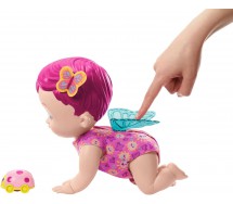MY GARDEN Doll 30cm BABY BUTTERFLY Interactive with SOUNDS Giggle and Crawl Mattel GYP31