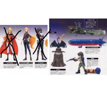 5 RARE Figure QUEEN EMERALDAS ARCADIA Harlock Trading Figures KONAMI Giappone