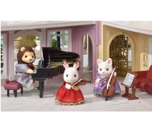 Figure CHOCOLATE RABBIT GIRL with VIOLIN Concert SYLVANIAN FAMILIES Epoch 6009