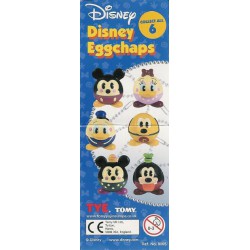Complete SET 6 Figures DISNEY EGGCHAPS Dangler DONALD Daisy Goofy Pluto Mickey Minnie TOMY