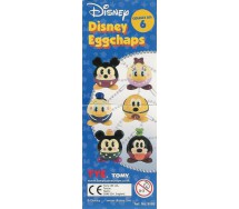 SET 6 Figure DISNEY EGGCHAPS Dangler DONALD Daisy Goofy Pluto Mickey Minnie TOMY