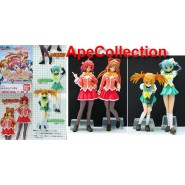 RARE complete SET 4 Figures MOE A LA MODE PART 3 Girls MANGA Sexy SCHOOL UNIFORM Gashan BANDAI