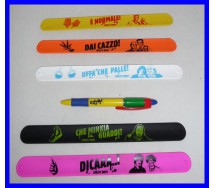 Set 5 Braccialetti SLAP BRACELETS de I SOLITI IDIOTI Cool Things ORIGINALI NUOVI