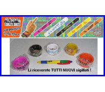 Set 5 Braccialetti SLAP BRACELETS de I SOLITI IDIOTI Cool Things ORIGINALI NUOVI