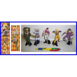 SET 5 Figure Collezione 10cm LE BIZZARRE AVVENTURE DI JOJO Bandai JAPAN Rare NEW