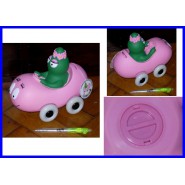 BARBAPAPA Nice PLASTIC MONEY BOX Car with BARBALALLA Original PLASTOYS