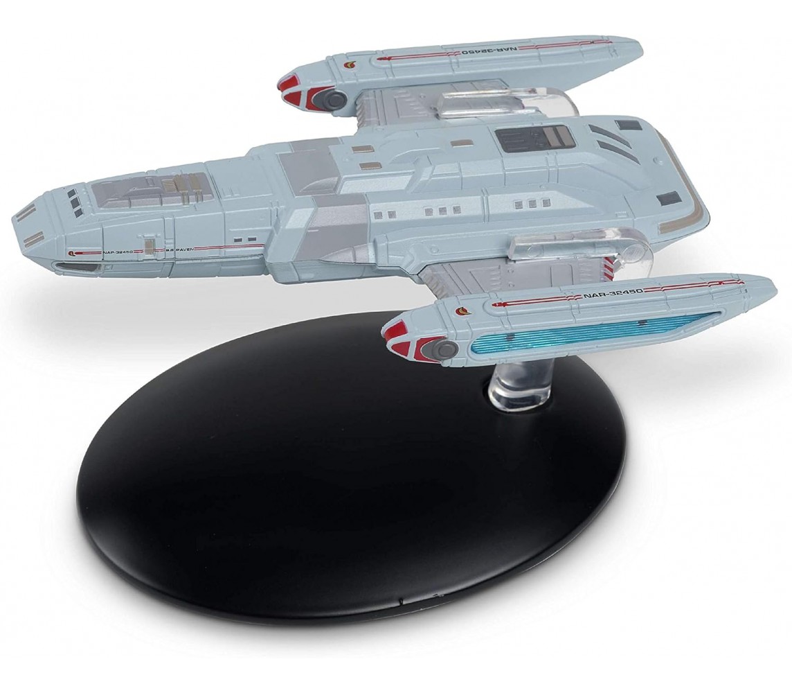 STAR TREK DieCast Model U.S.S. RAVEN NAR 32450 Space Ship 12cm EAGLEMOSS