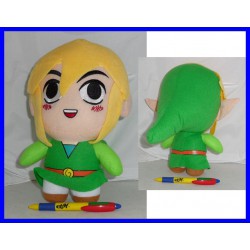 PELUCHE 27cm LINK dal videogioco ZELDA Nuovo