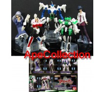 Rare SET 5 Figures AQUARION ROBOT Gashapon Original BANDAI Japan