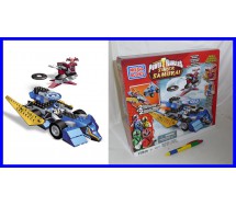 KIT Set BLUE RANGER Contro vs XANDRED Power Rangers MEGA BLOKS Nuovo ORIGINALE