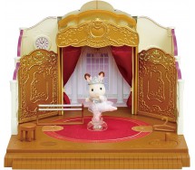 Set Box BALLET THEATER Playset with Sound CHOCOLATE RABBIT GIRL SYLVANIAN FAMILIES Epoch 5256