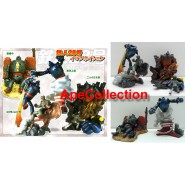 RARO SET 4 Figure Modellini SUPER ROBOT TETSUJIN 28 Bandai